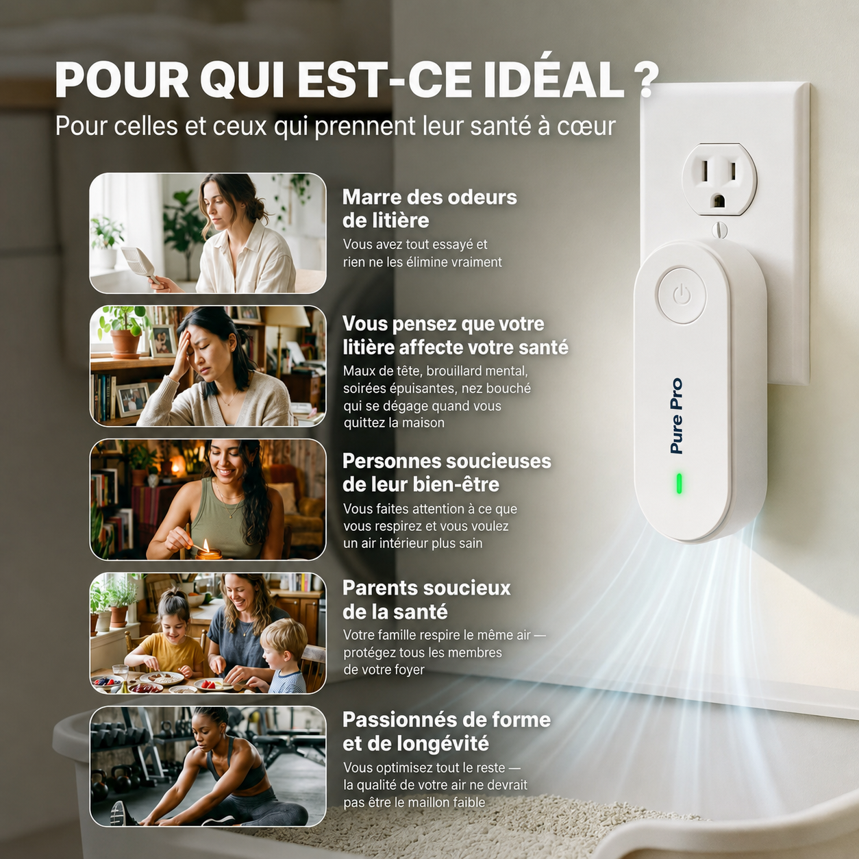 Puryvo™ | Purificateurs d'air pour animaux