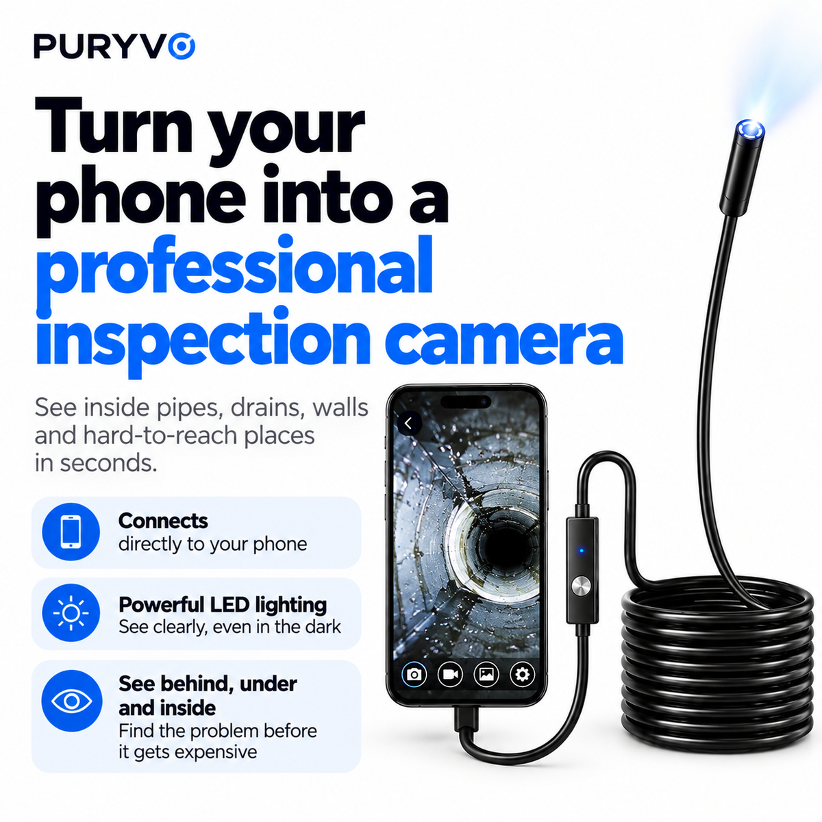 InspectCam™ | Find the problem in seconds