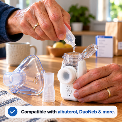 Puryvo™ | Portable Mesh Nebulizer
