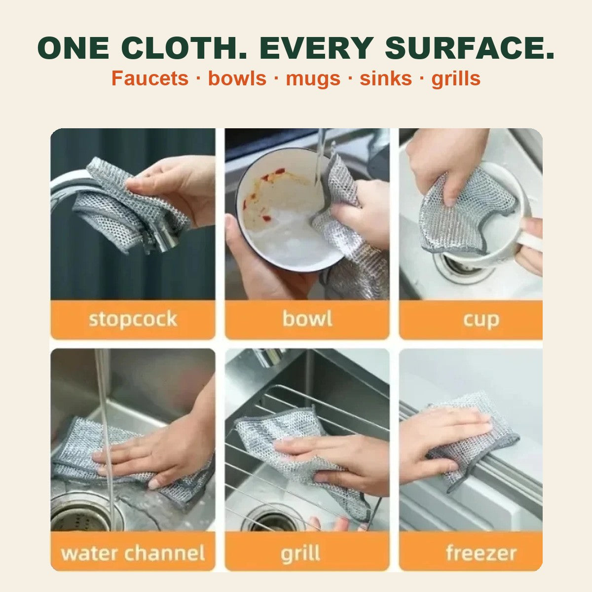 One cloth for every surface